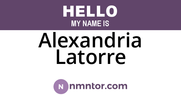 Alexandria Latorre