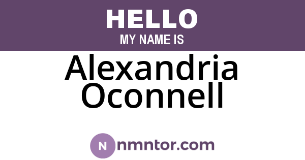 Alexandria Oconnell
