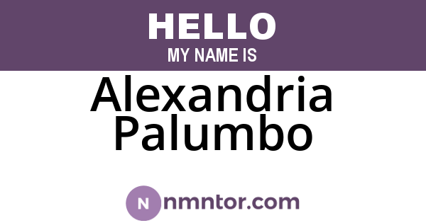 Alexandria Palumbo