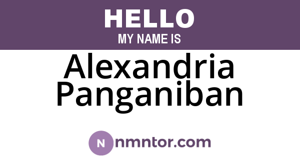 Alexandria Panganiban