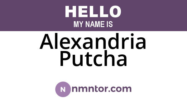 Alexandria Putcha