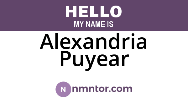 Alexandria Puyear