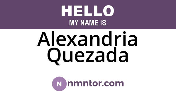 Alexandria Quezada