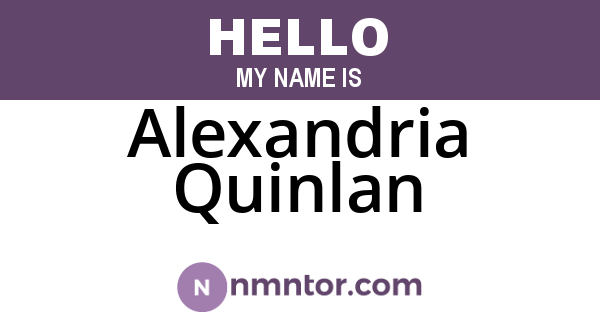 Alexandria Quinlan