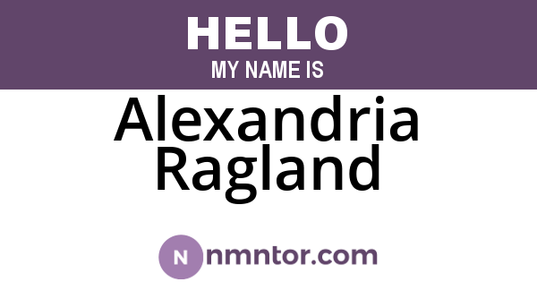 Alexandria Ragland