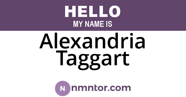Alexandria Taggart