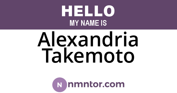 Alexandria Takemoto