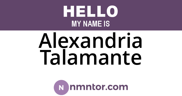 Alexandria Talamante