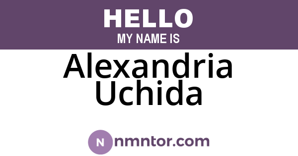 Alexandria Uchida