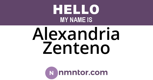 Alexandria Zenteno