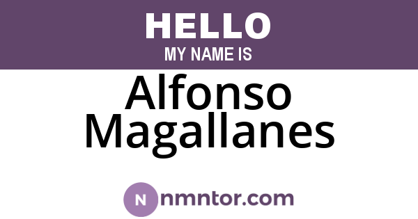 Alfonso Magallanes