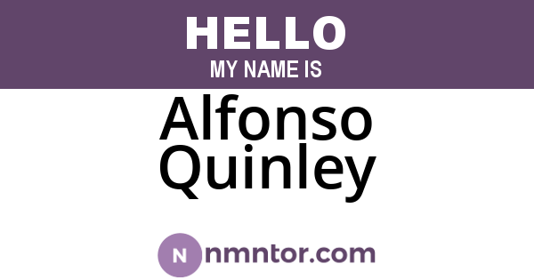 Alfonso Quinley