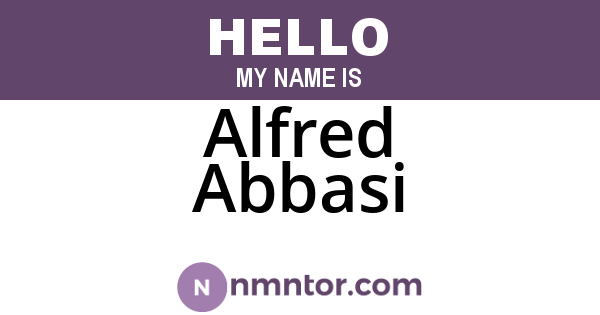 Alfred Abbasi