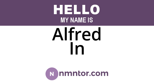 Alfred In