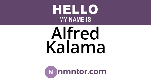 Alfred Kalama