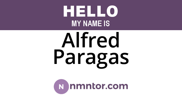 Alfred Paragas