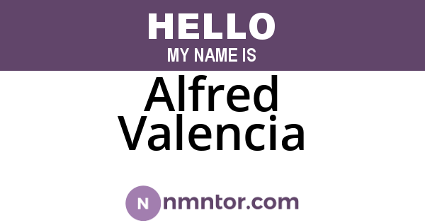 Alfred Valencia