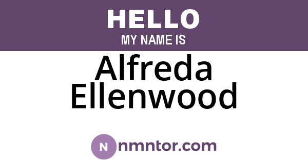 Alfreda Ellenwood