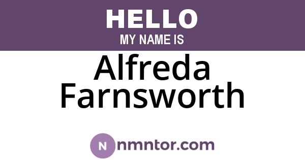 Alfreda Farnsworth