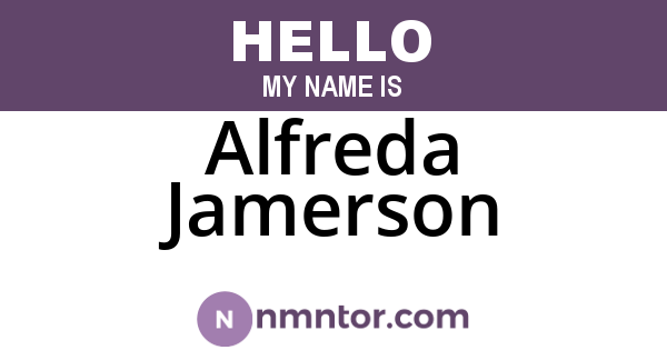 Alfreda Jamerson