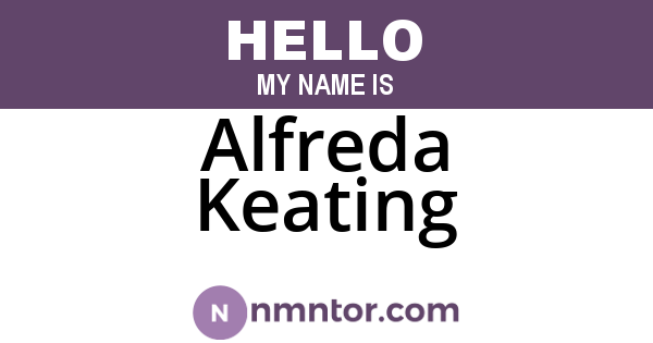 Alfreda Keating