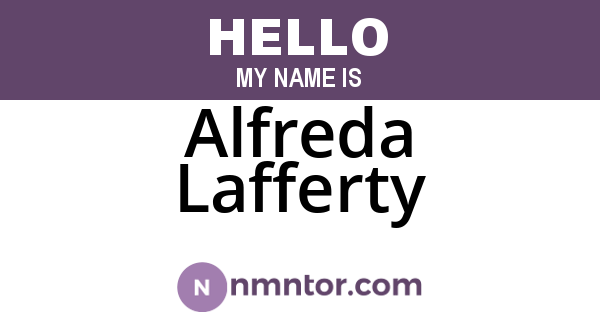 Alfreda Lafferty