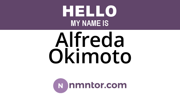 Alfreda Okimoto