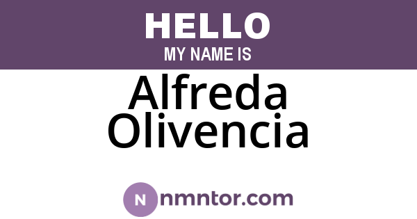 Alfreda Olivencia