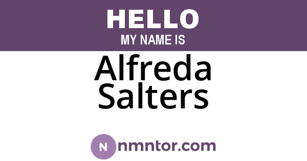 Alfreda Salters