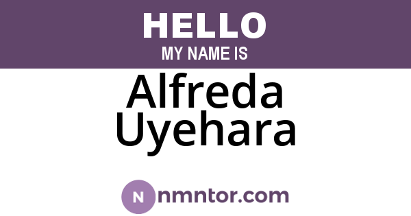 Alfreda Uyehara