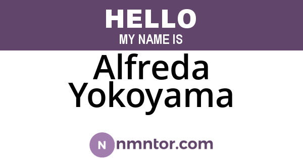 Alfreda Yokoyama