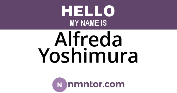 Alfreda Yoshimura