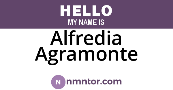 Alfredia Agramonte