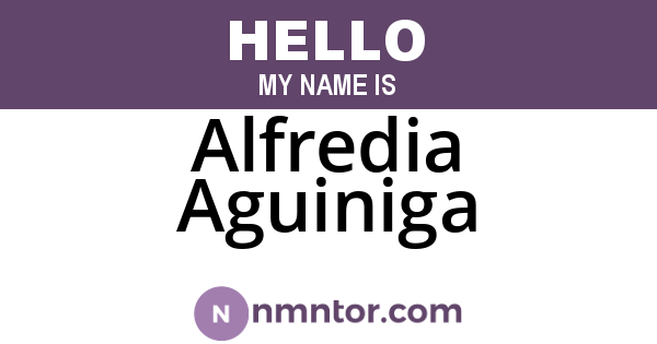 Alfredia Aguiniga