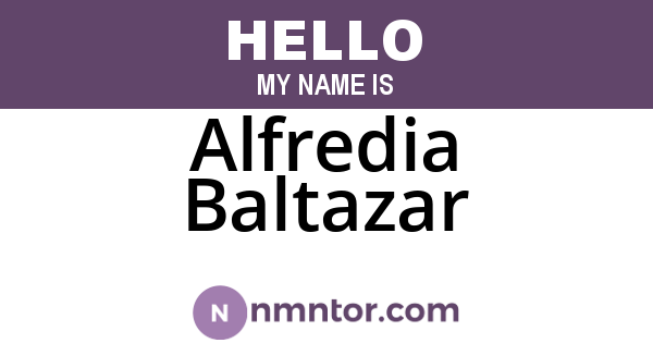Alfredia Baltazar