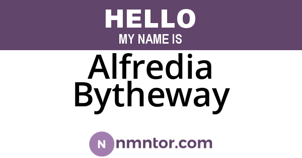 Alfredia Bytheway