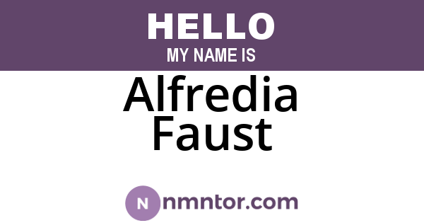 Alfredia Faust