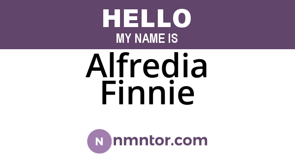 Alfredia Finnie