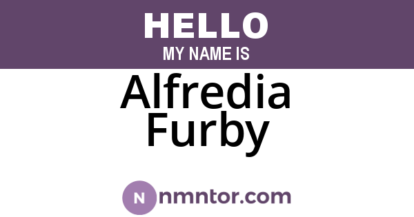 Alfredia Furby