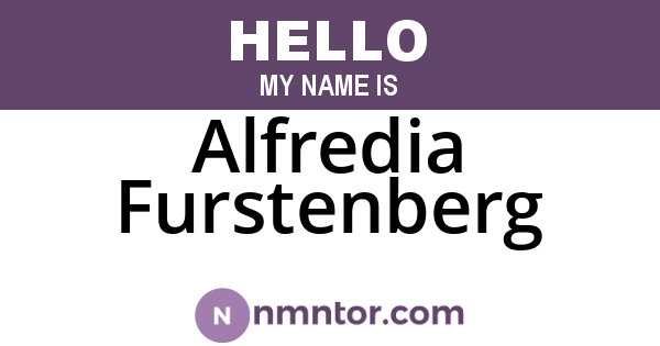 Alfredia Furstenberg