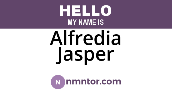 Alfredia Jasper