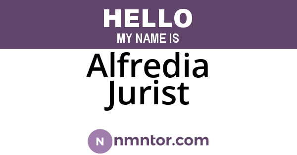 Alfredia Jurist