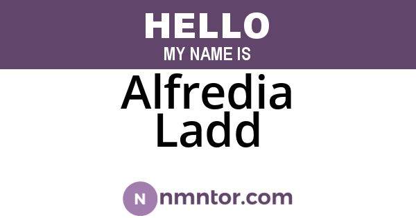 Alfredia Ladd