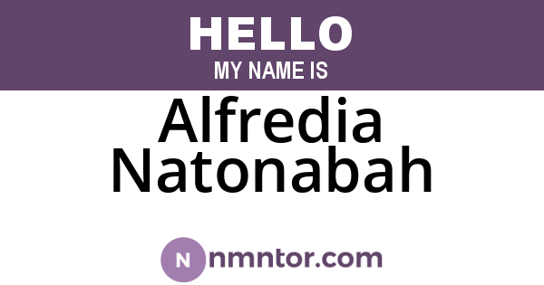 Alfredia Natonabah
