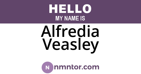 Alfredia Veasley
