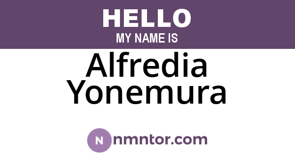 Alfredia Yonemura