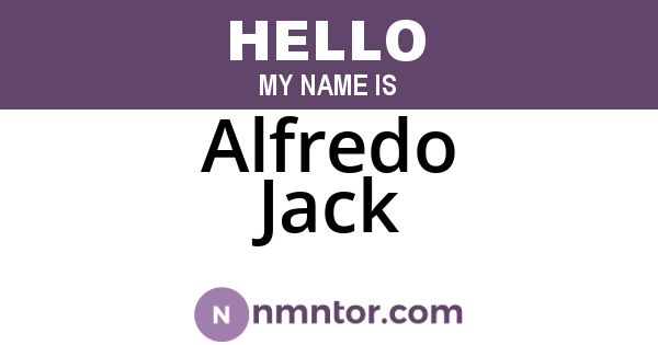 Alfredo Jack