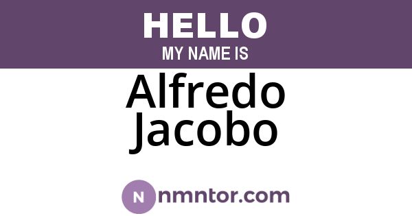 Alfredo Jacobo