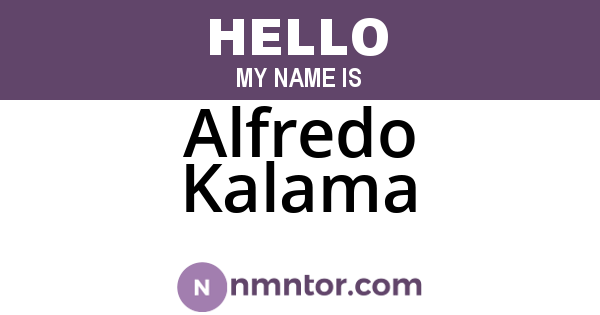 Alfredo Kalama