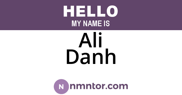 Ali Danh
